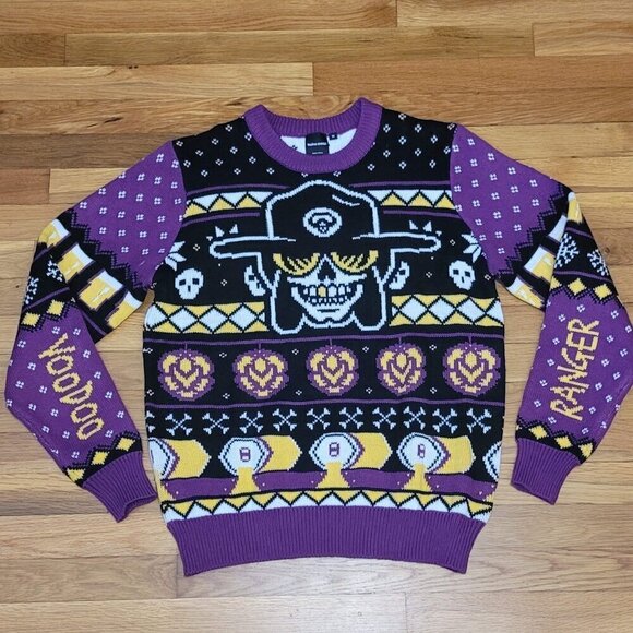 Voodoo Ranger Other - Voodoo Ranger Holiday Ugly Christmas Sweater Medium M Unisex Drinking Beer XMAS